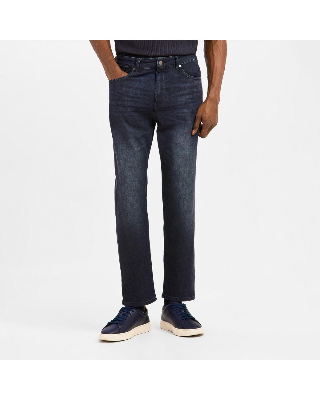 Boss Blue Ogden Straight Leg Jeans for men