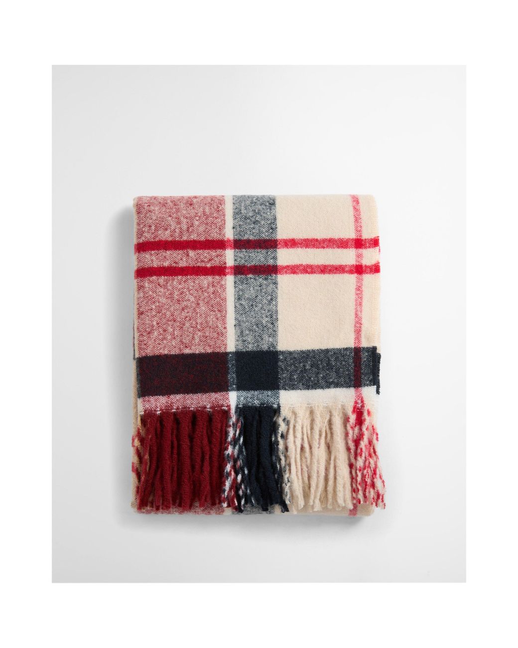 Barbour Red Deanna Scarf