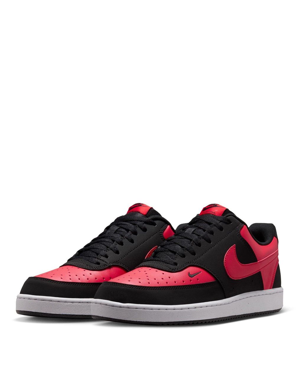 Nike Red Court Vision Low Trainers for men