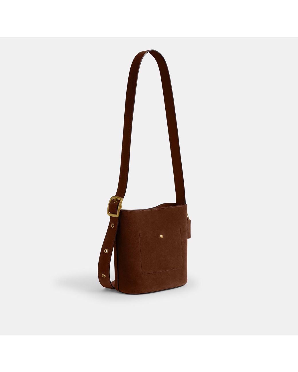 COACH Brown Bleecker Bucket Bag 21