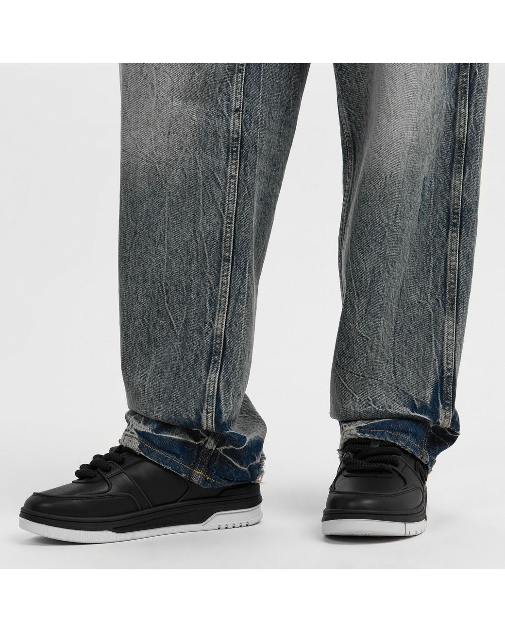 Mallet Black Clayton Low-Top Trainers for men