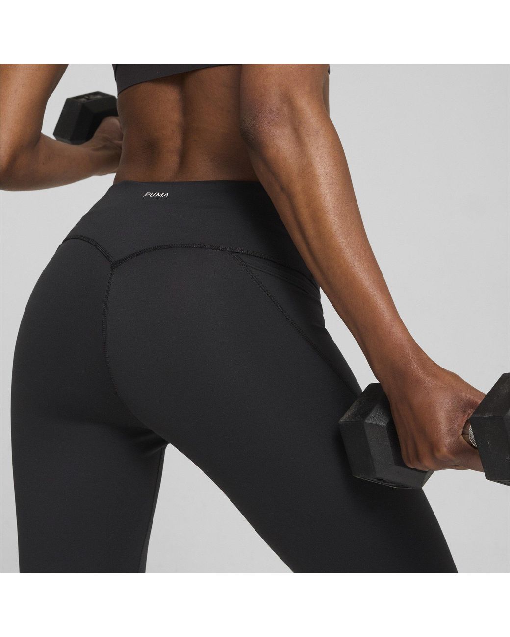 PUMA Gray Cloudspun Soft Heavyweight Performance Gym Legging