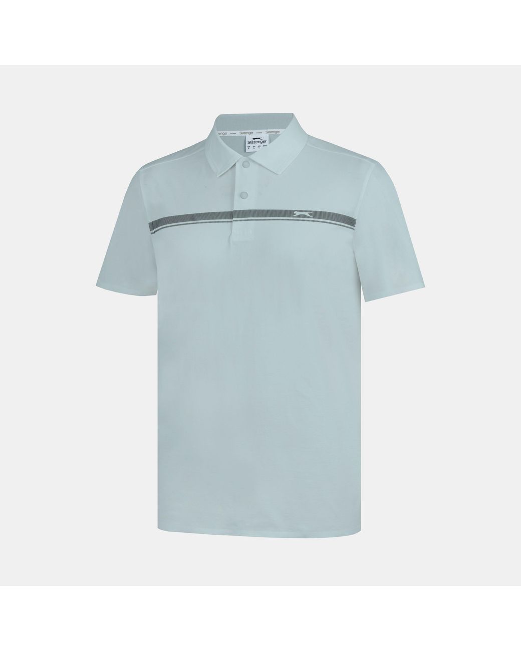 Slazenger 1881 Blue Slagenzer Golf Short Sleeve Performance Polo Shirt for men