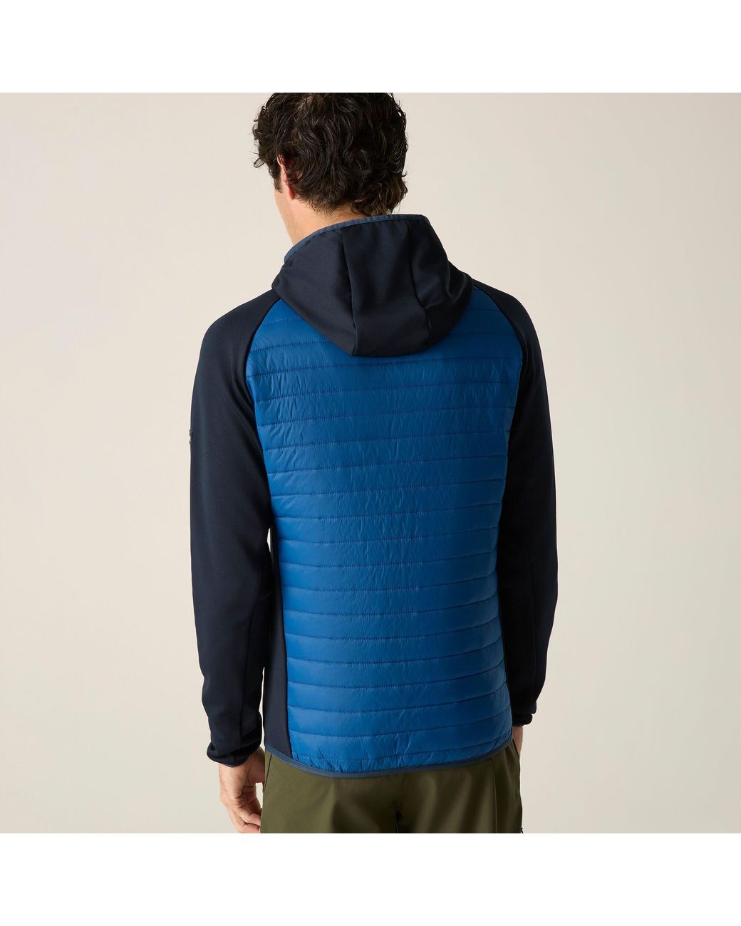 Regatta Blue Andreson Hybrid Water-Repellent Jacket for men