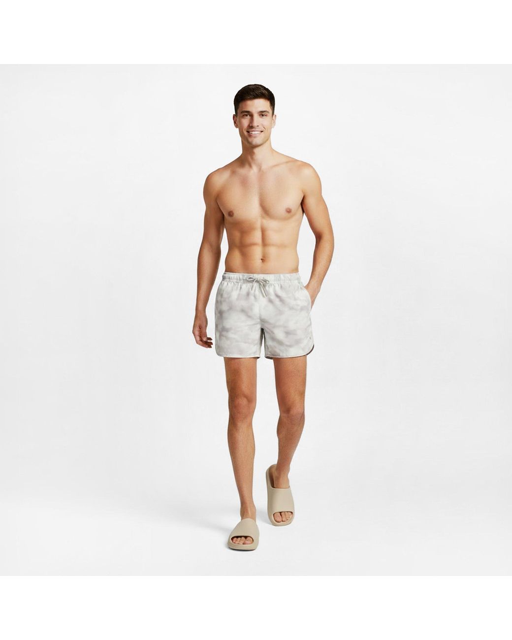 Jack Wills Natural Camo Swim Shorts for men