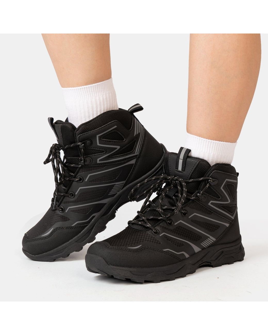 Donnay Black Outdoor Walking Boots