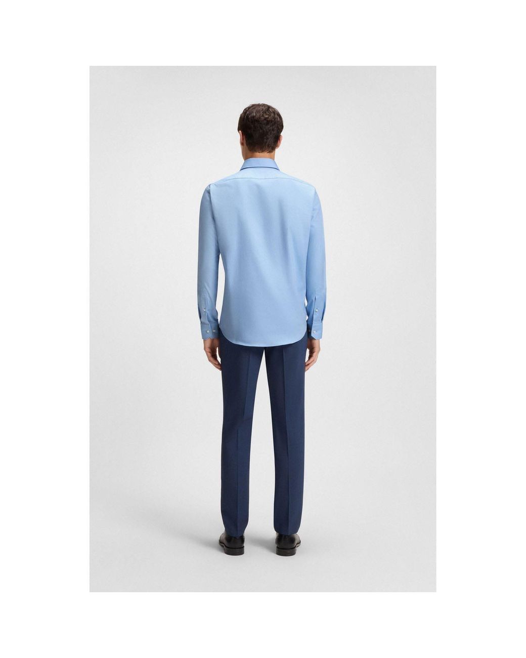 Boss Blue H-Joe-Spread-C1-222 10242063 0 Oxford Shirt for men