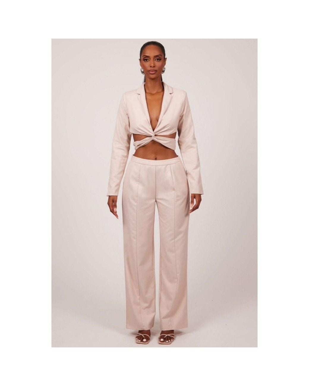 Mars the Label Pink Mtl The Thea Blazer