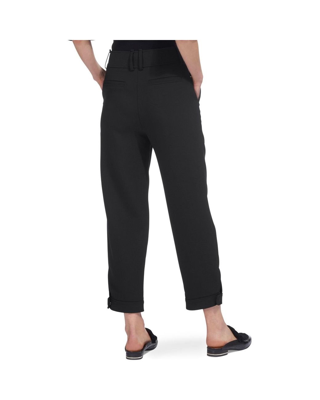 Whistles Blue Premium Tapered Leg Trousers