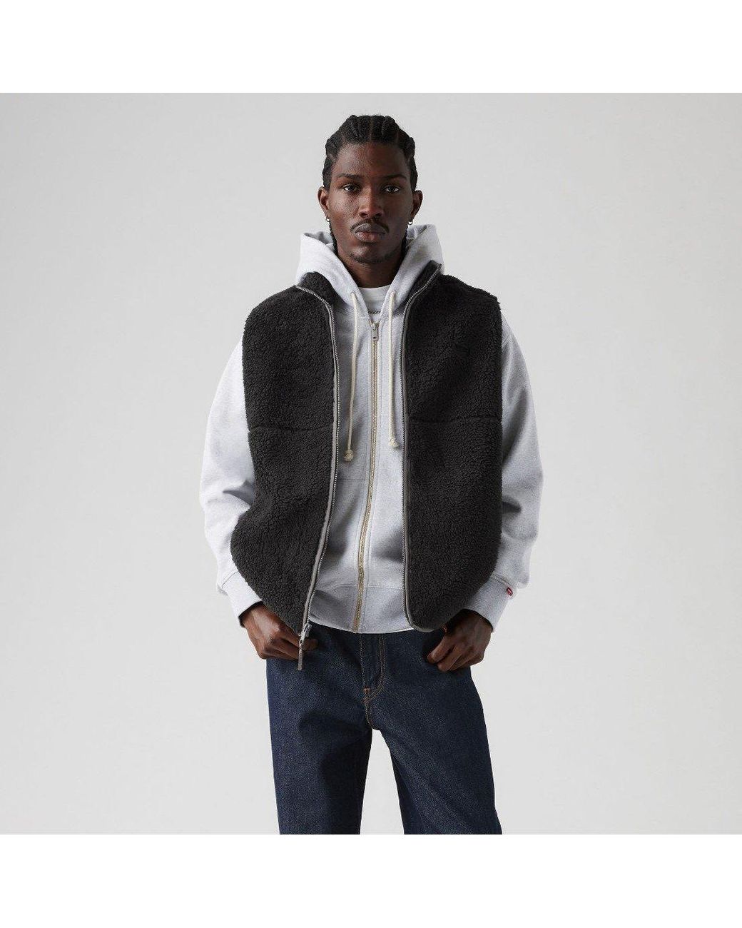 Levi's Black Summit Sharp Gilet for men