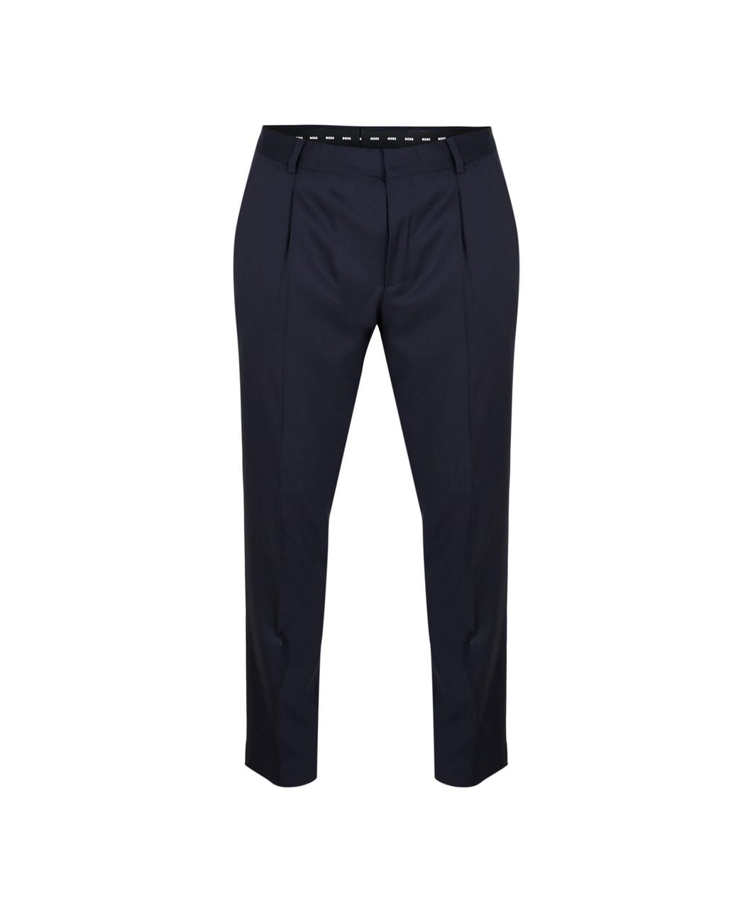 Boss Blue H-Perin Straight Leg Trousers for men
