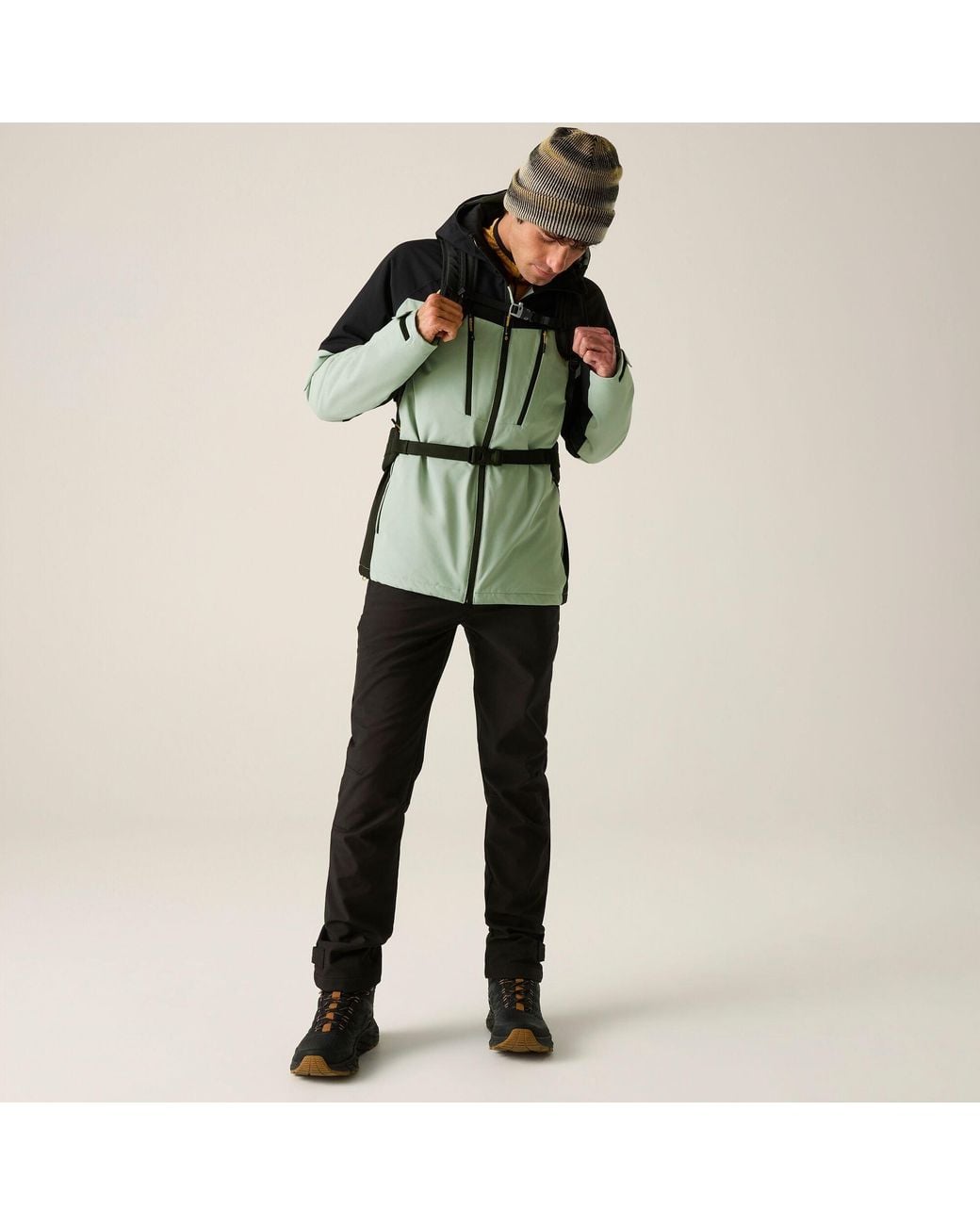 Regatta Green Highton Stretch Padded Waterproof Jacket for men