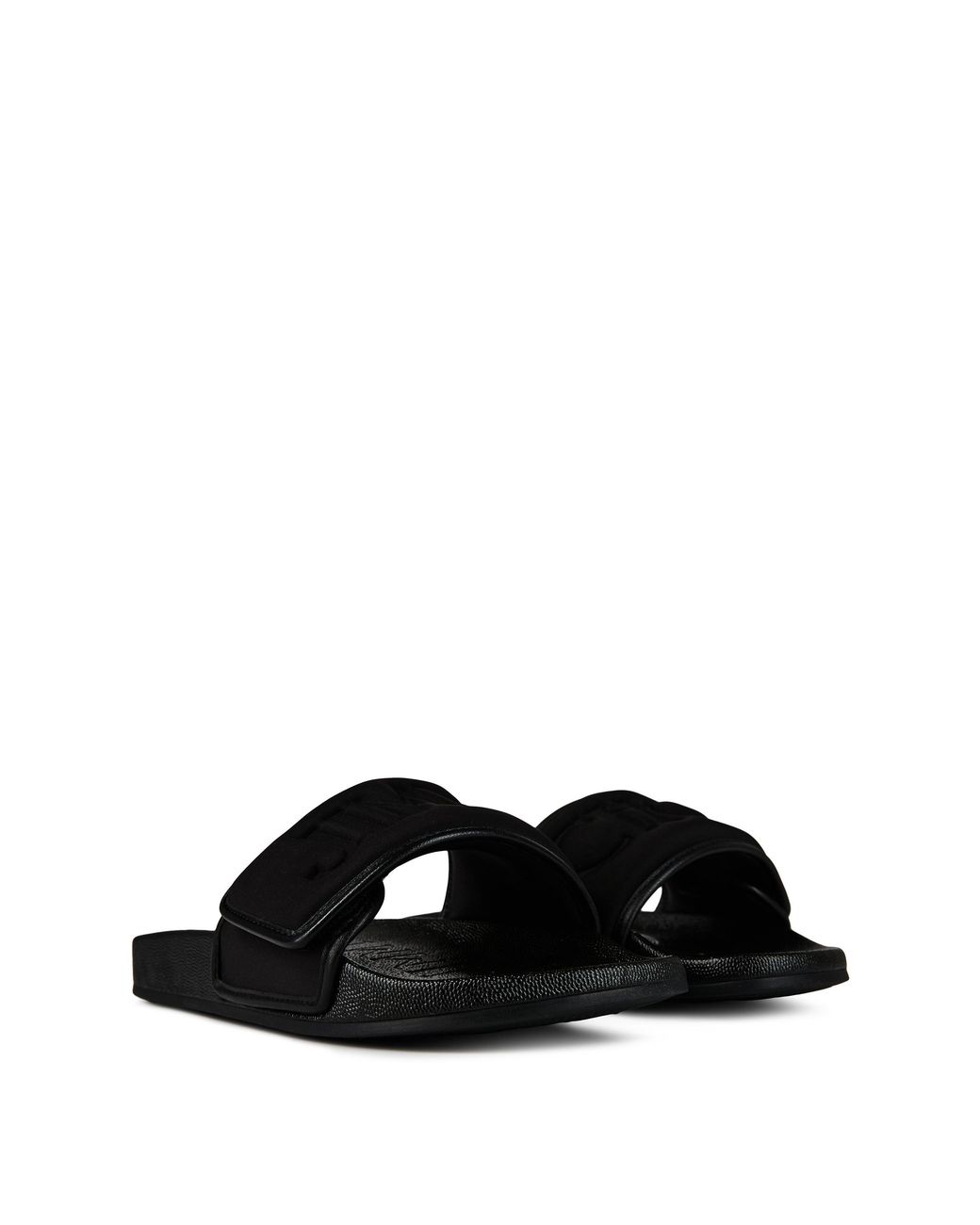 Jimmy Choo Black Fitz/f Sliders