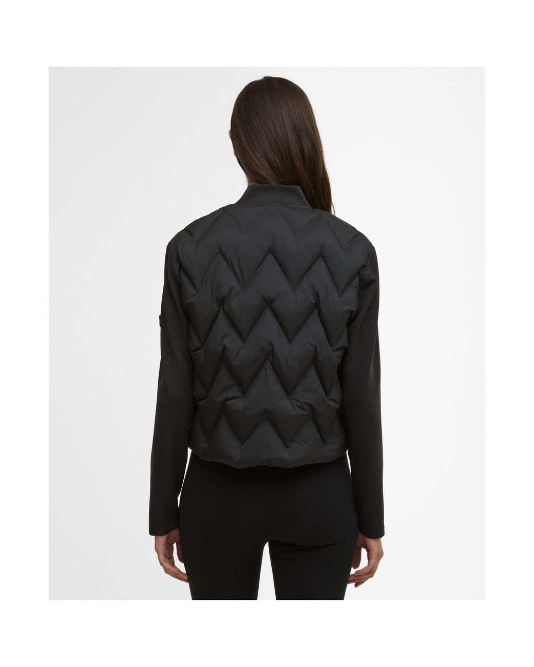 Barbour Black Hybrid Jacket