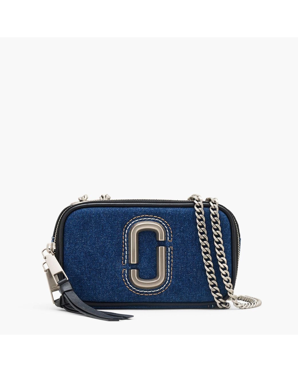 Marc Jacobs Blue Denim Snapshot Camera Bag
