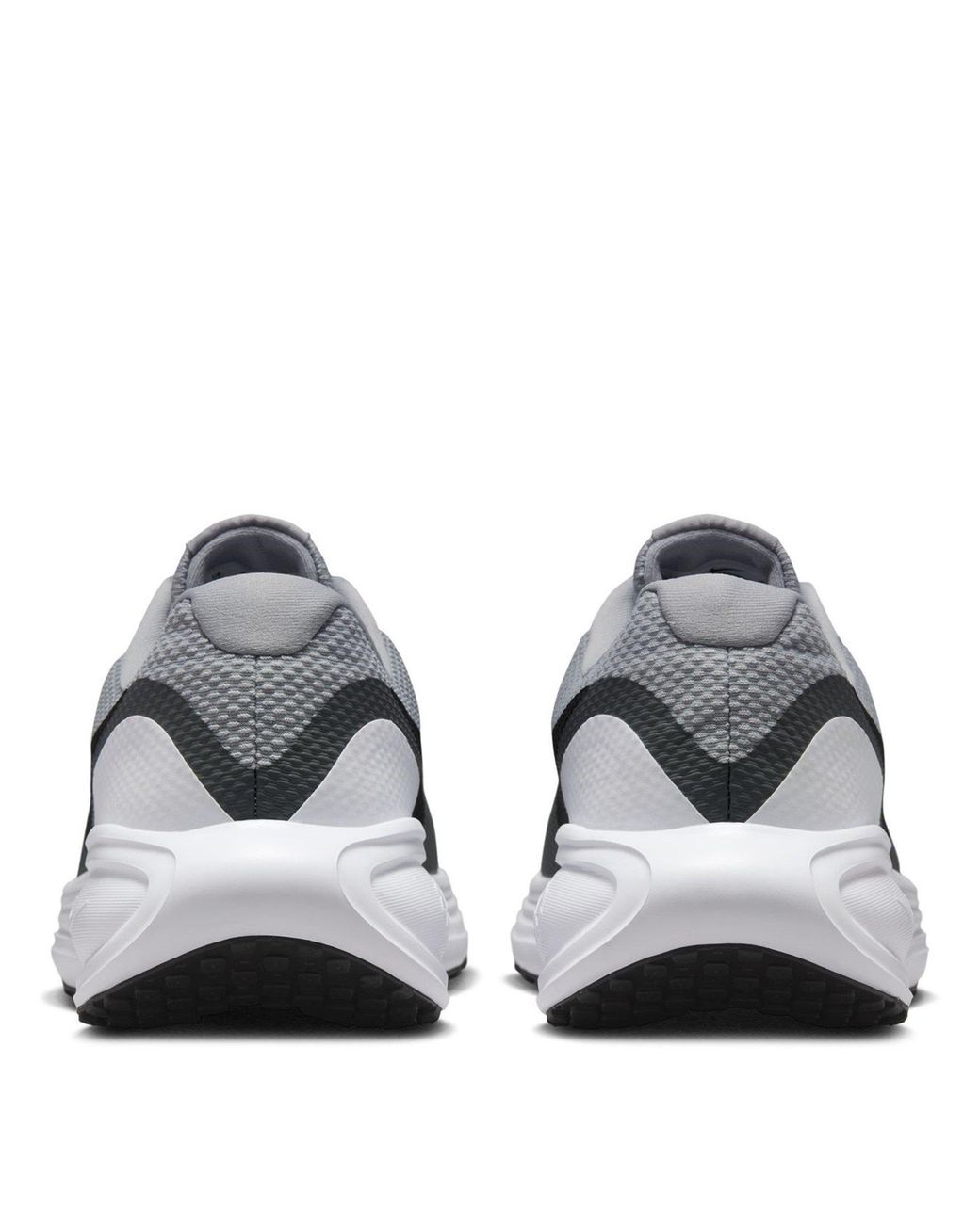 Nike Gray Revolution 8 Road Running Shoes for men