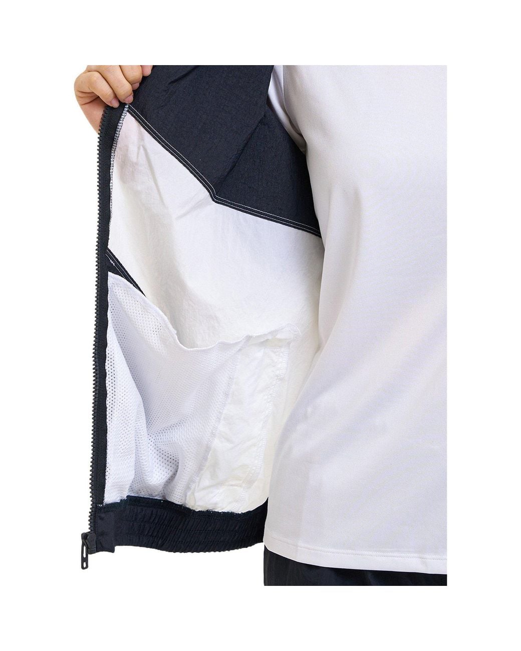 Under Armour Blue Legacy Crinkle Performance Training Jacket
