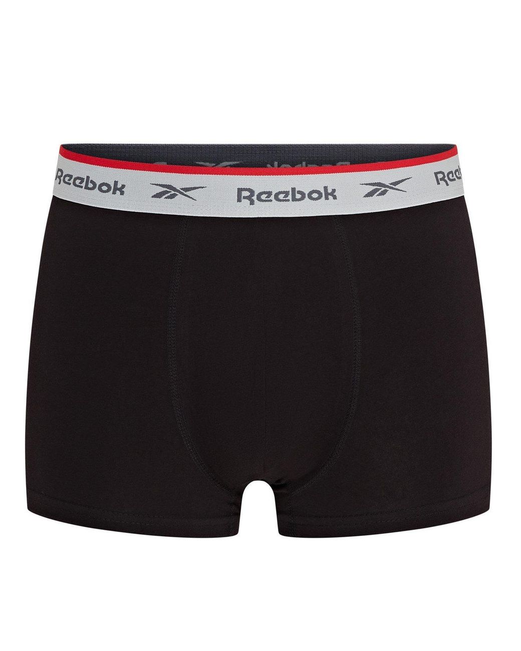 Reebok Black 3 Pack Boxer Short Ovett for men