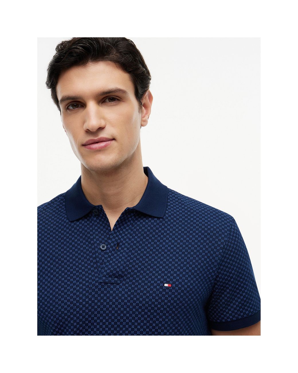 Tommy Hilfiger Blue Short Sleeve Polo Shirt for men