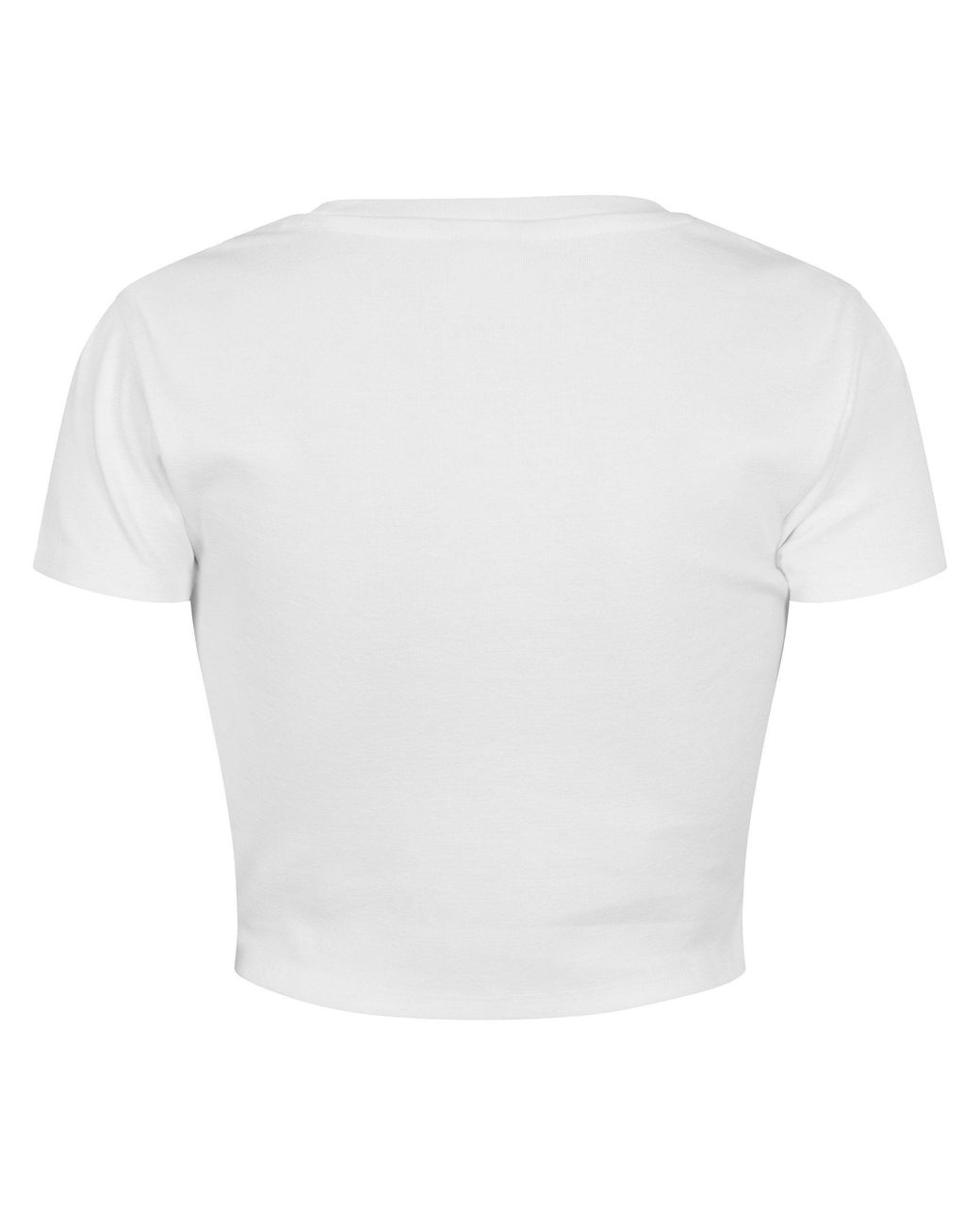 Jack Wills White Cropped Baby Tee Ladies