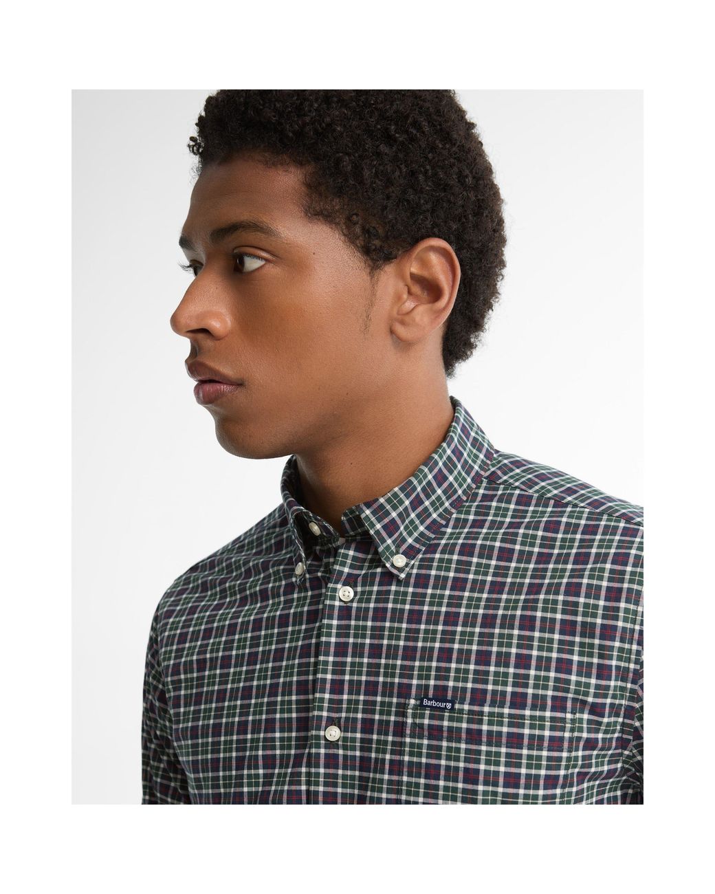 Barbour Gray Lomond Tailored Fit Shirt for men
