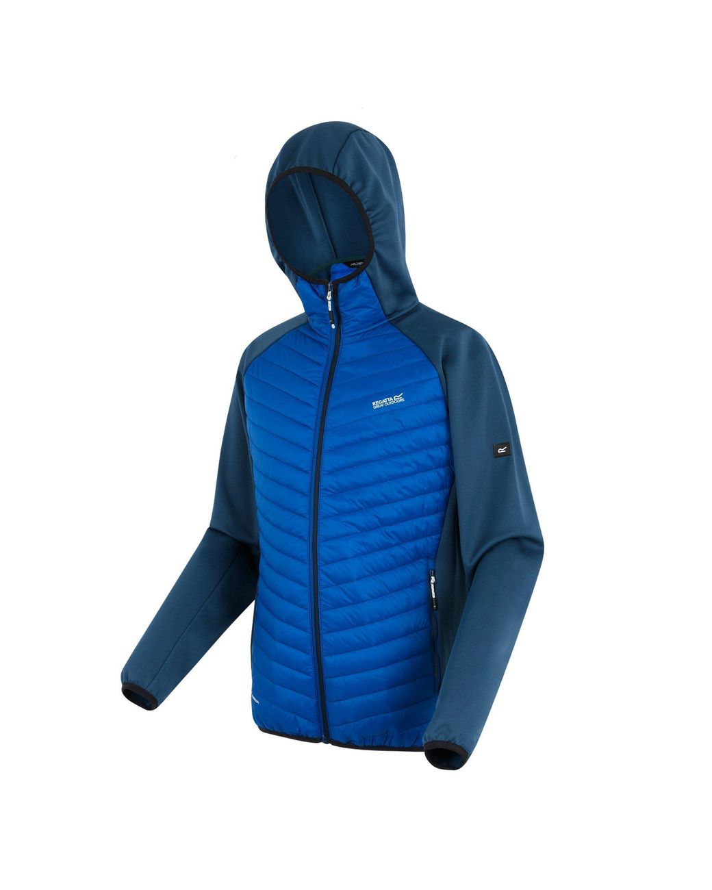 Regatta Blue Andreson Hybrid Water-Repellent Jacket for men