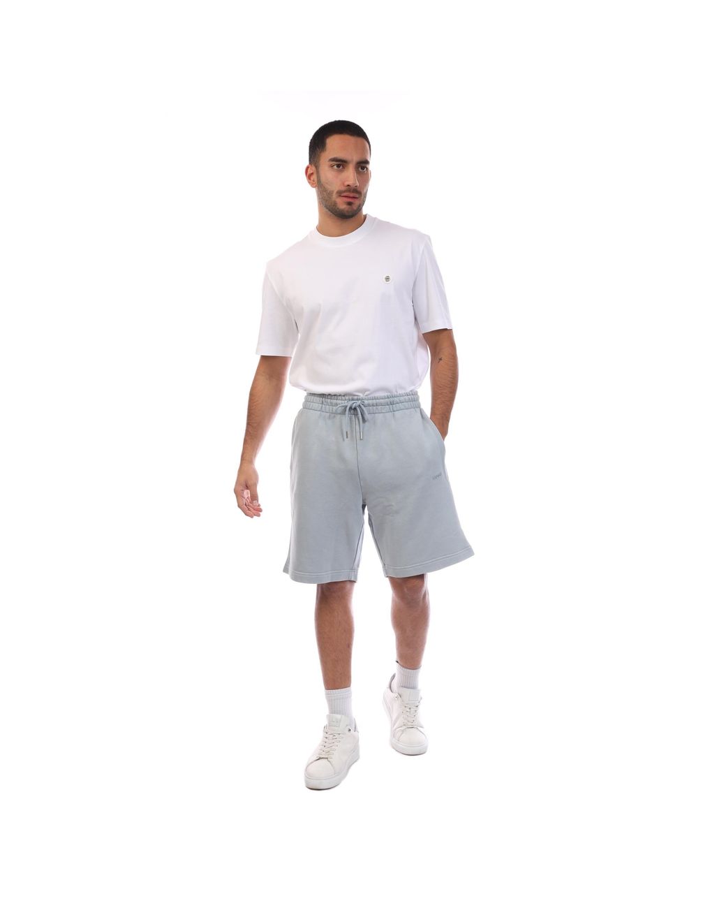 HUGO Gray Dupaly Shorts for men