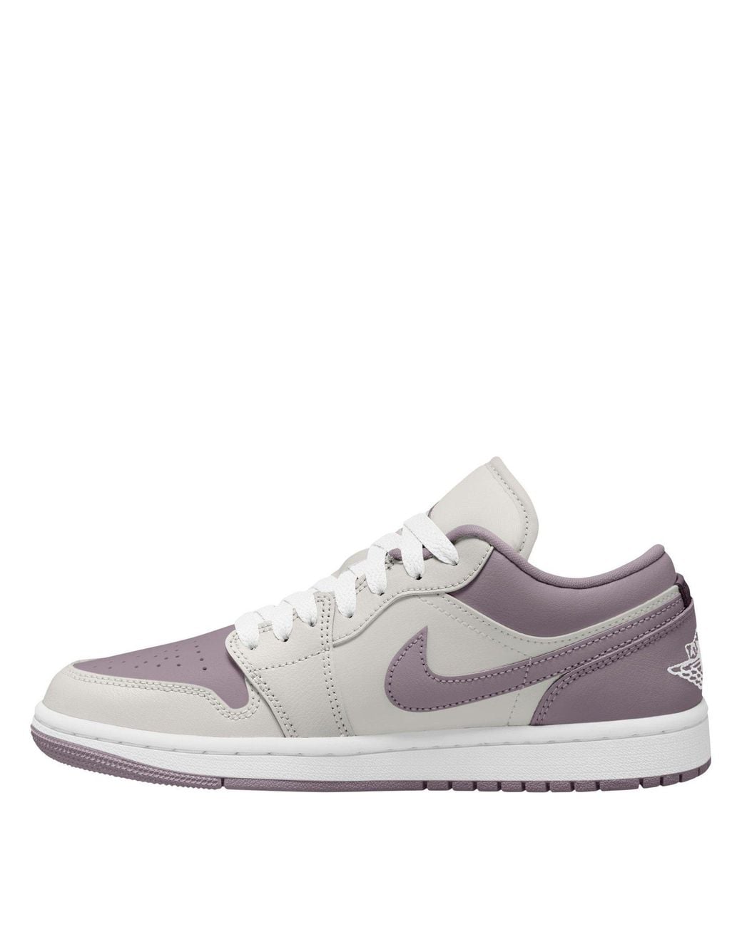 Nike White 1 Low Leather Trainers