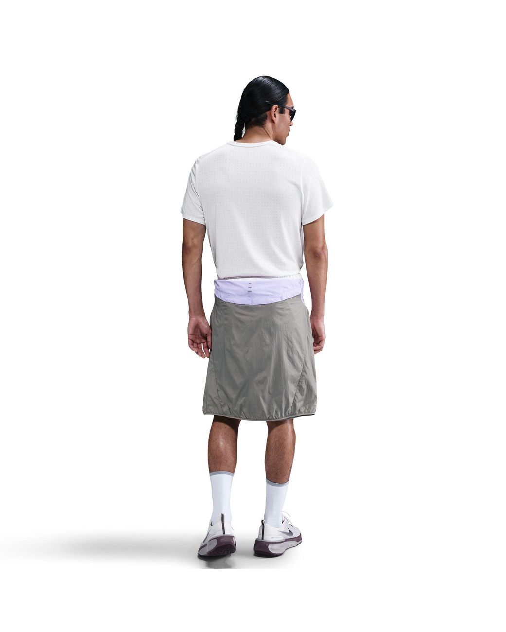 Nike White Short Sleeve Performance Running Top for men