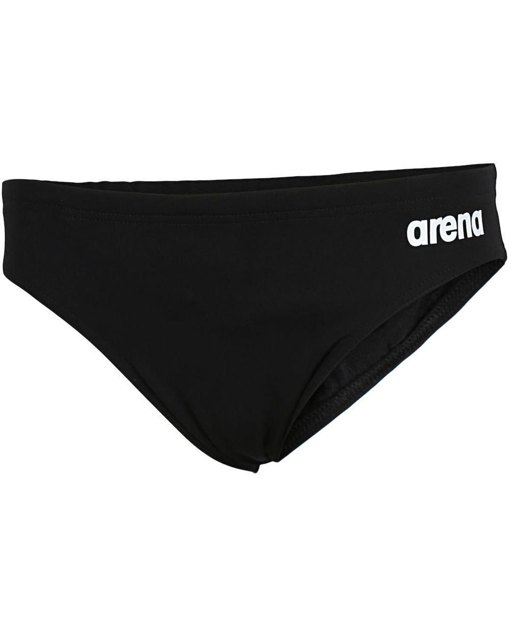 Arena Black Solid Swimming Trunks for men