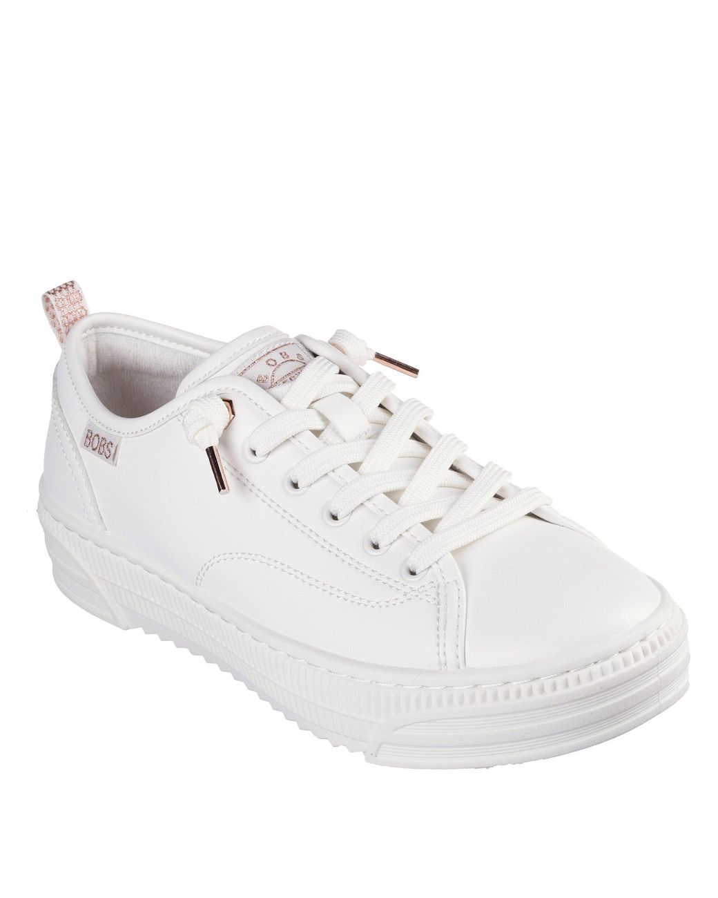 Skechers White Low-Top Trainers