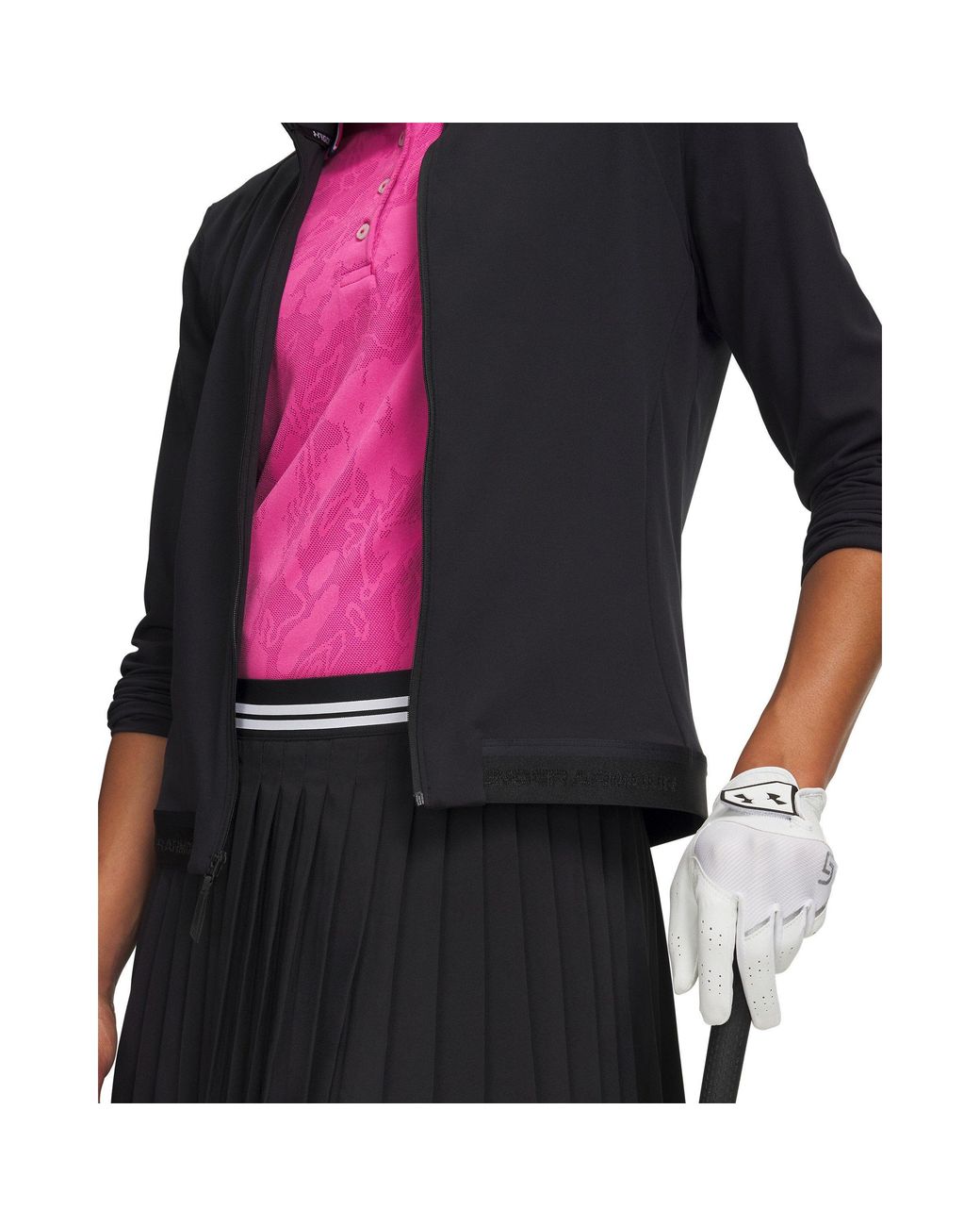 Under Armour Black Drive Full Zip Layer Jumper