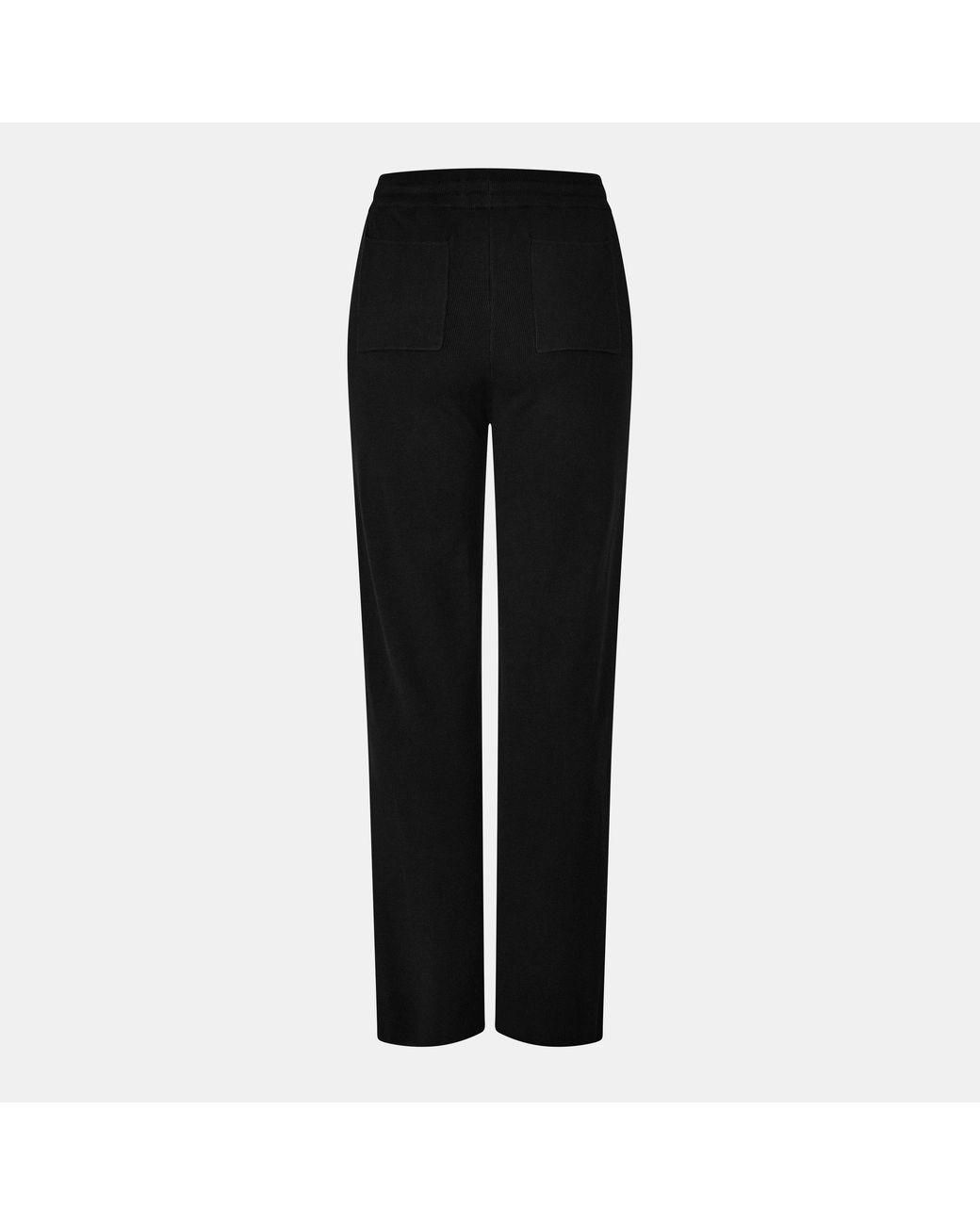 Jack Wills Black Knitted Pin-Tuck Trousers
