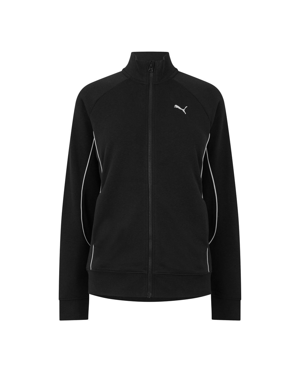 PUMA Black Straight Leg Fleece Tracksuit