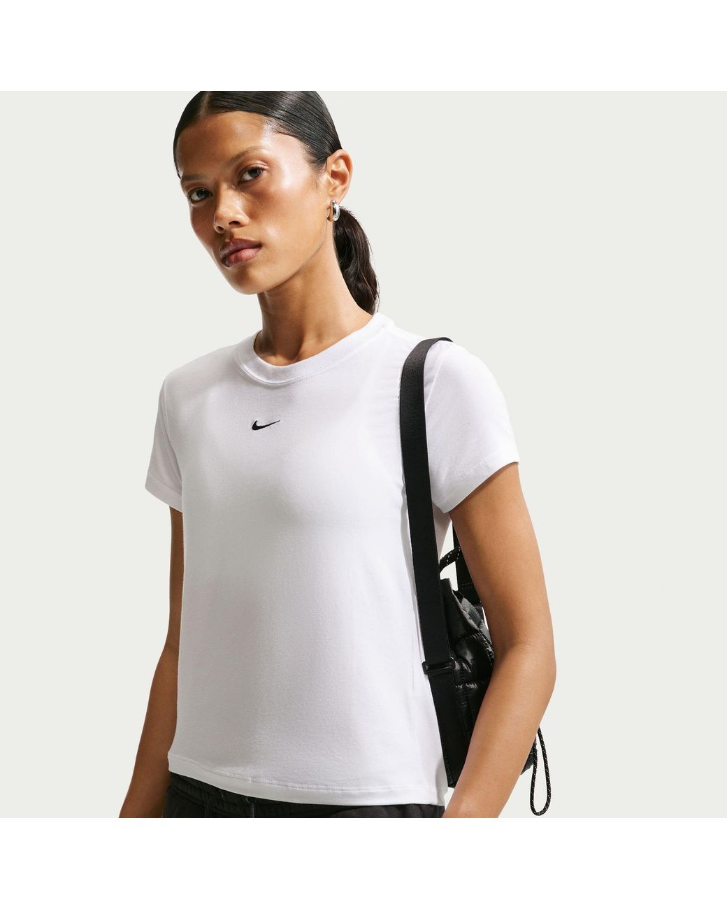 Nike White Sportswear Chill Knit T-Shirt
