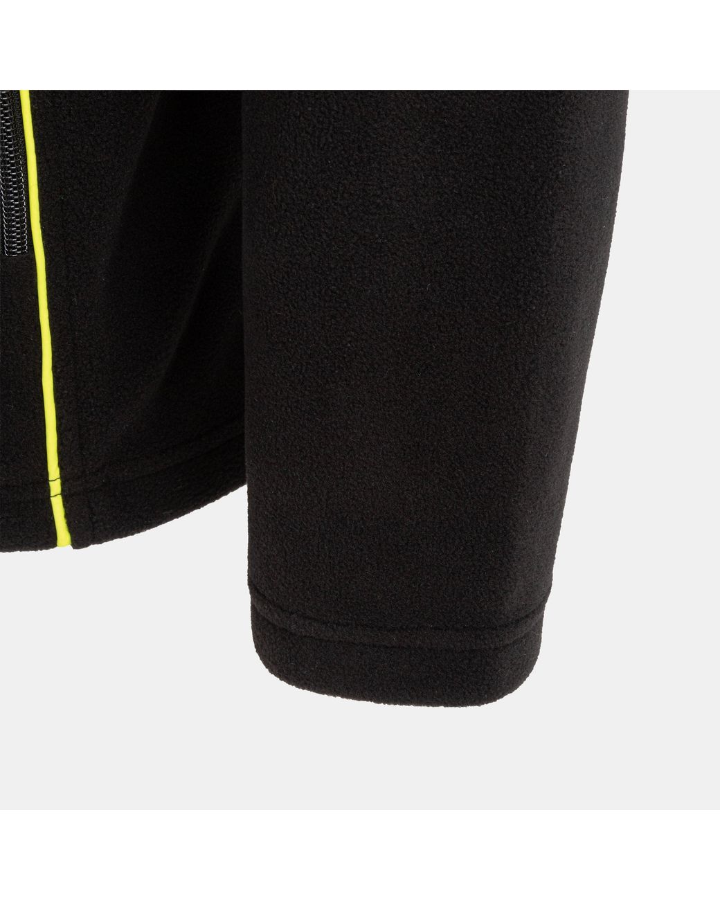 Dunlop Black Micro Fleece Hi-Vis Long Sleeve Softshell Jacket for men
