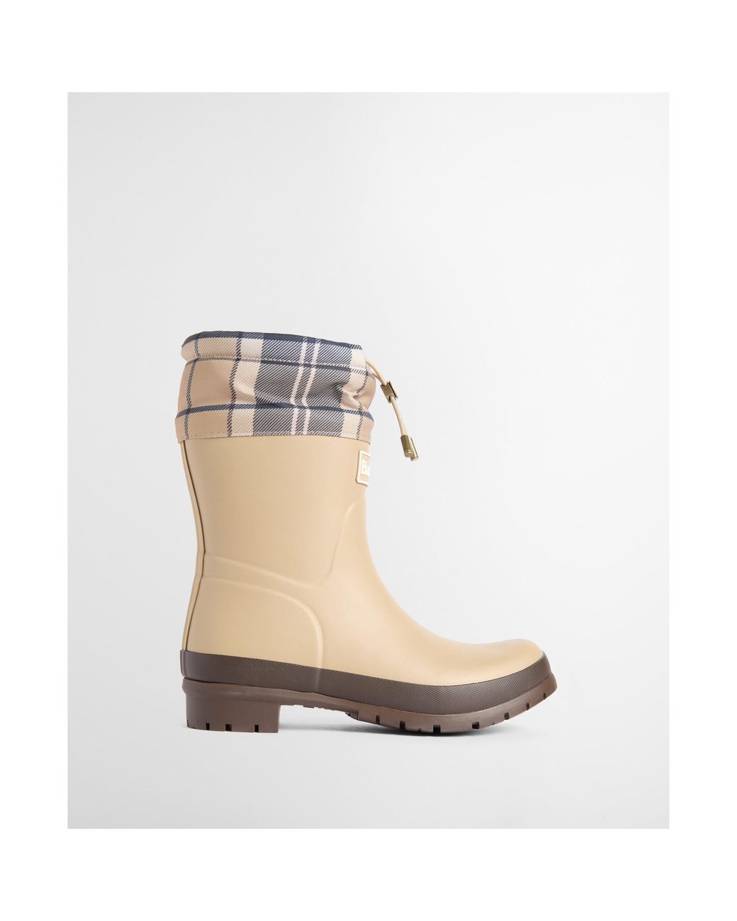 Barbour Natural Mowbray Mid Mid-Height Waterproof Wellies
