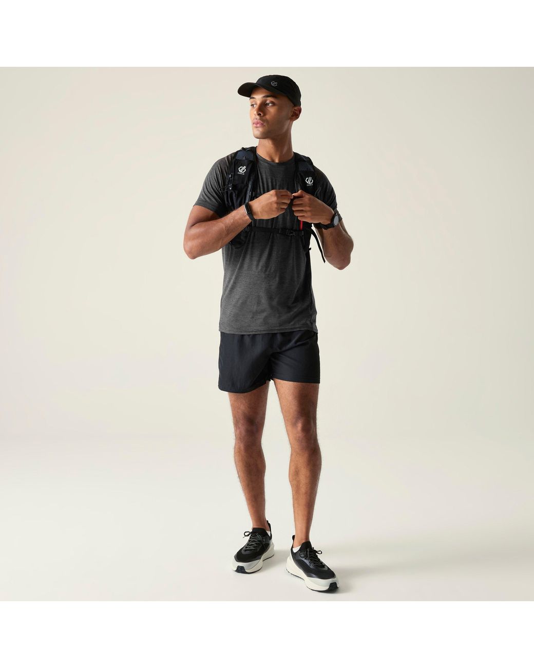 Dare 2b Black Persist Short-Sleeve T-Shirt for men