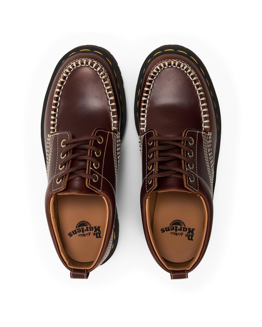 Dr. Martens Brown Lowell Lace Up Shoes