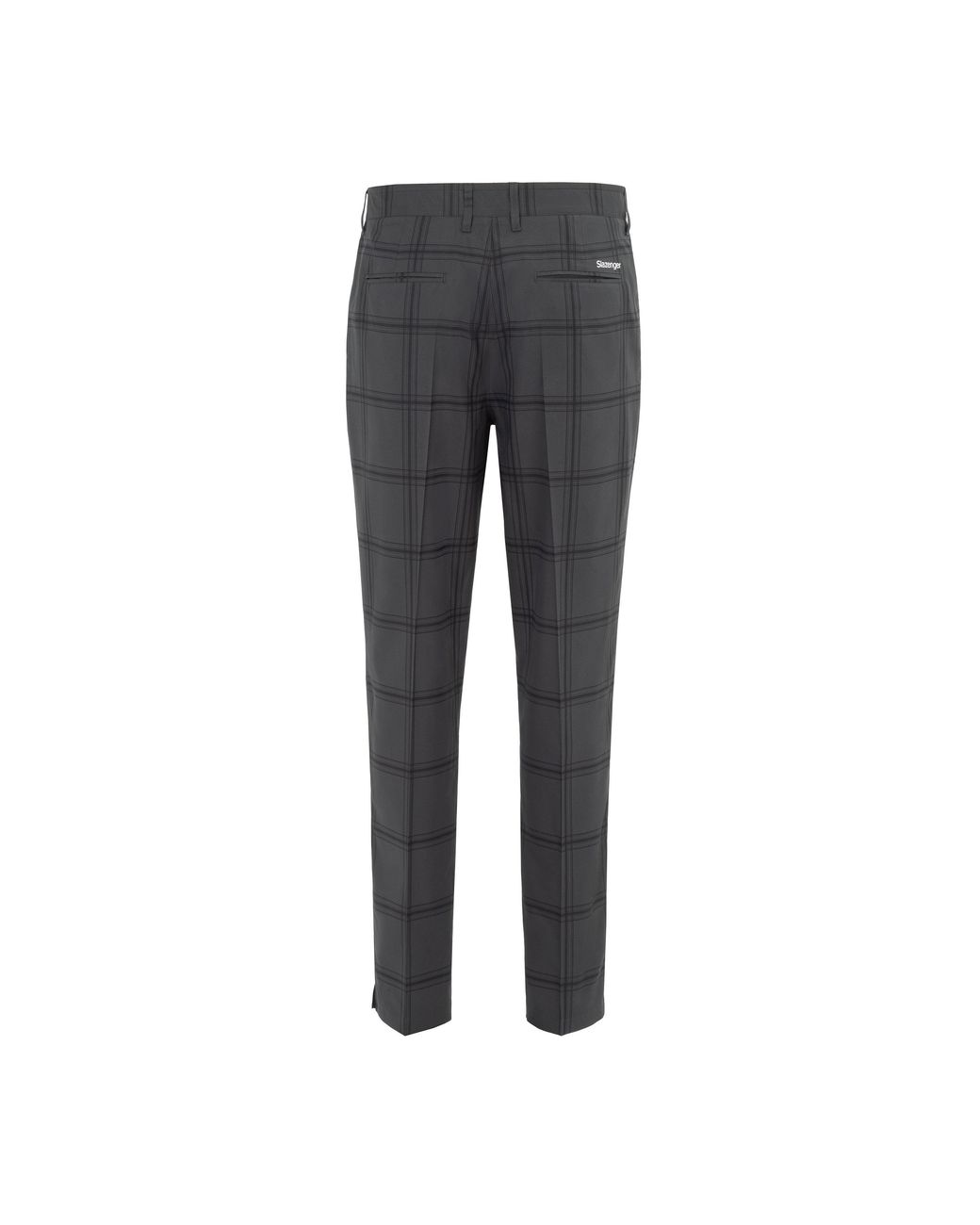 Slazenger 1881 Gray Check Golf Trousers for men