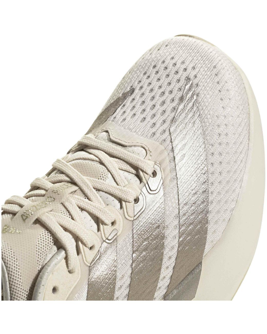 Adidas White Adizero Pacer Trainers