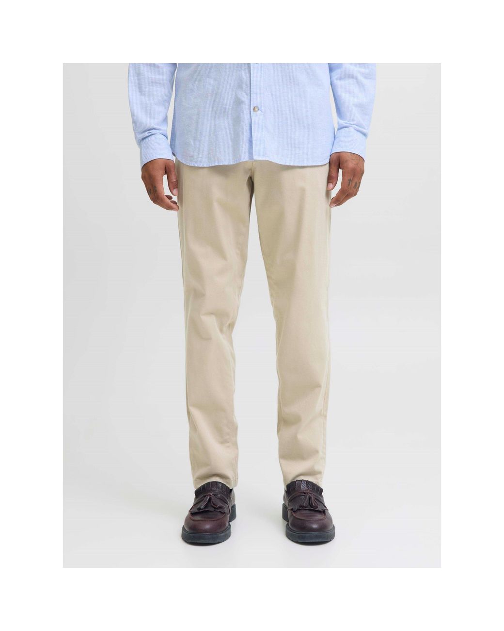 Jack & Jones Natural Marco Bowie Chinos for men