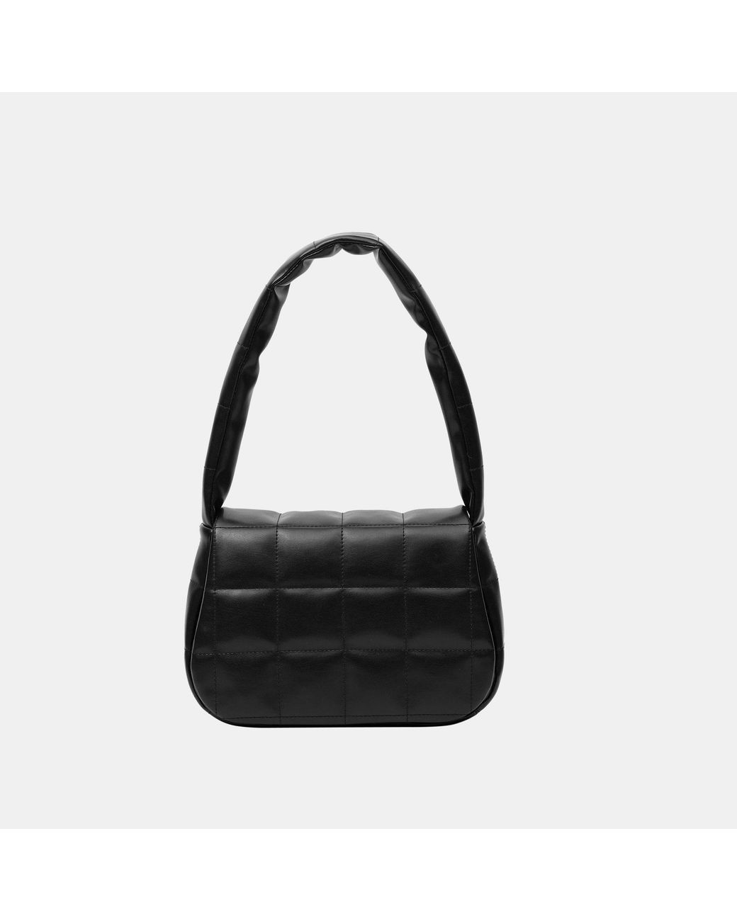 Firetrap Black Faux Leather Shoulder Bag