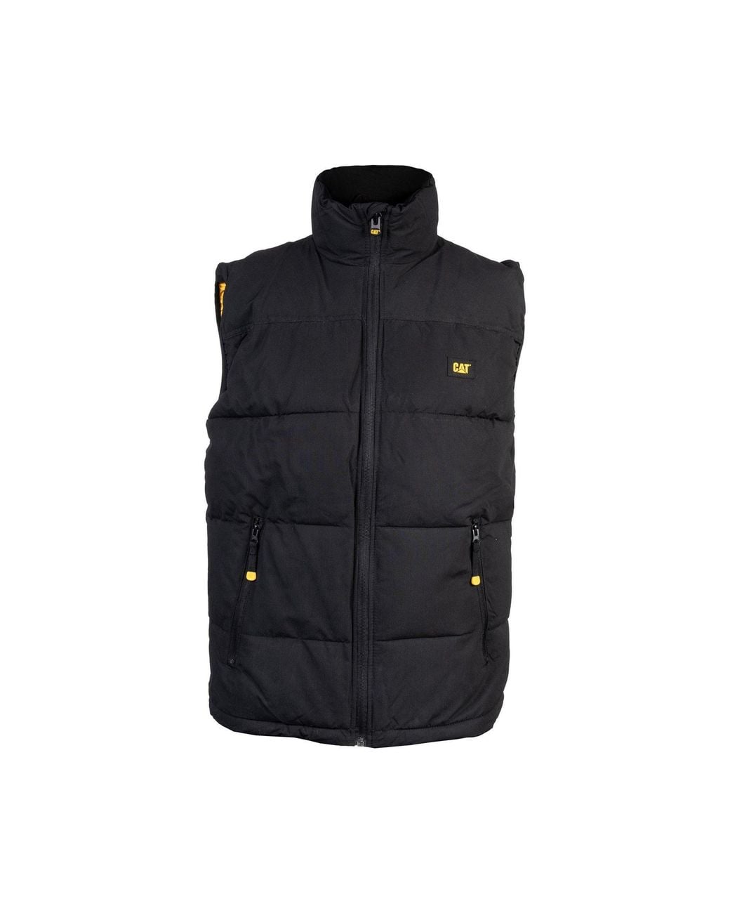 Caterpillar Black Quilted Gilet for men