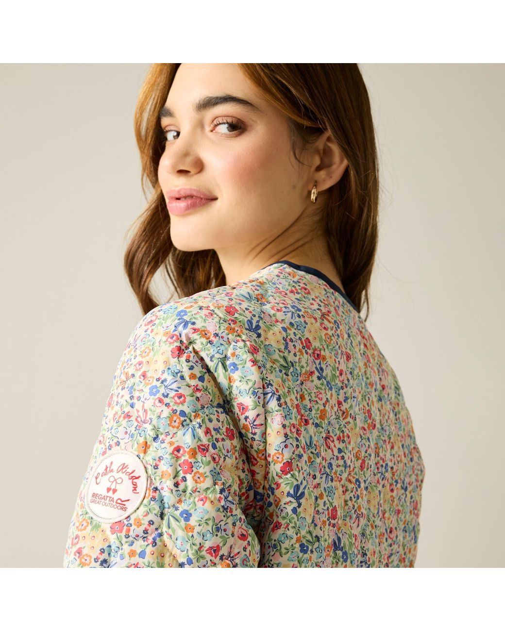Regatta Natural Cath Kidston Lightweight Quilted Jacket