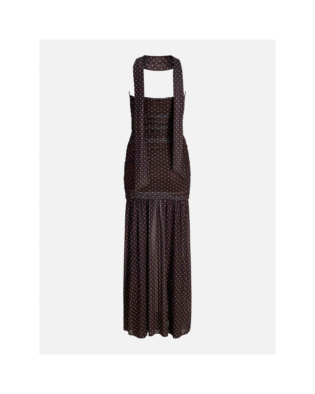 JJXX Purple Mesh Dress With Scarf