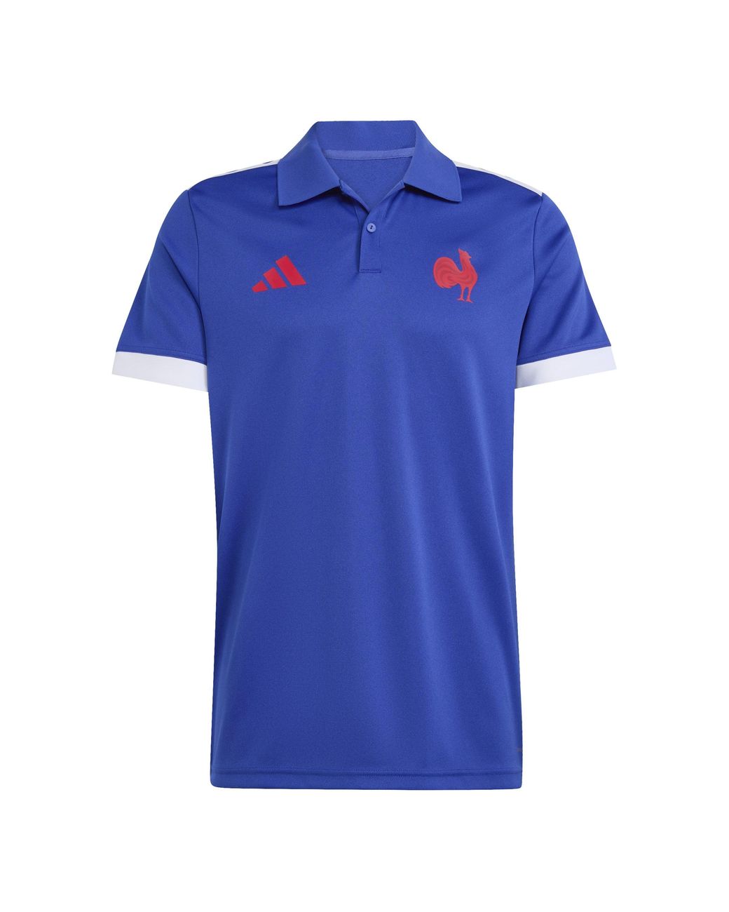Adidas Blue France Home Polo Shirt 2026 for men