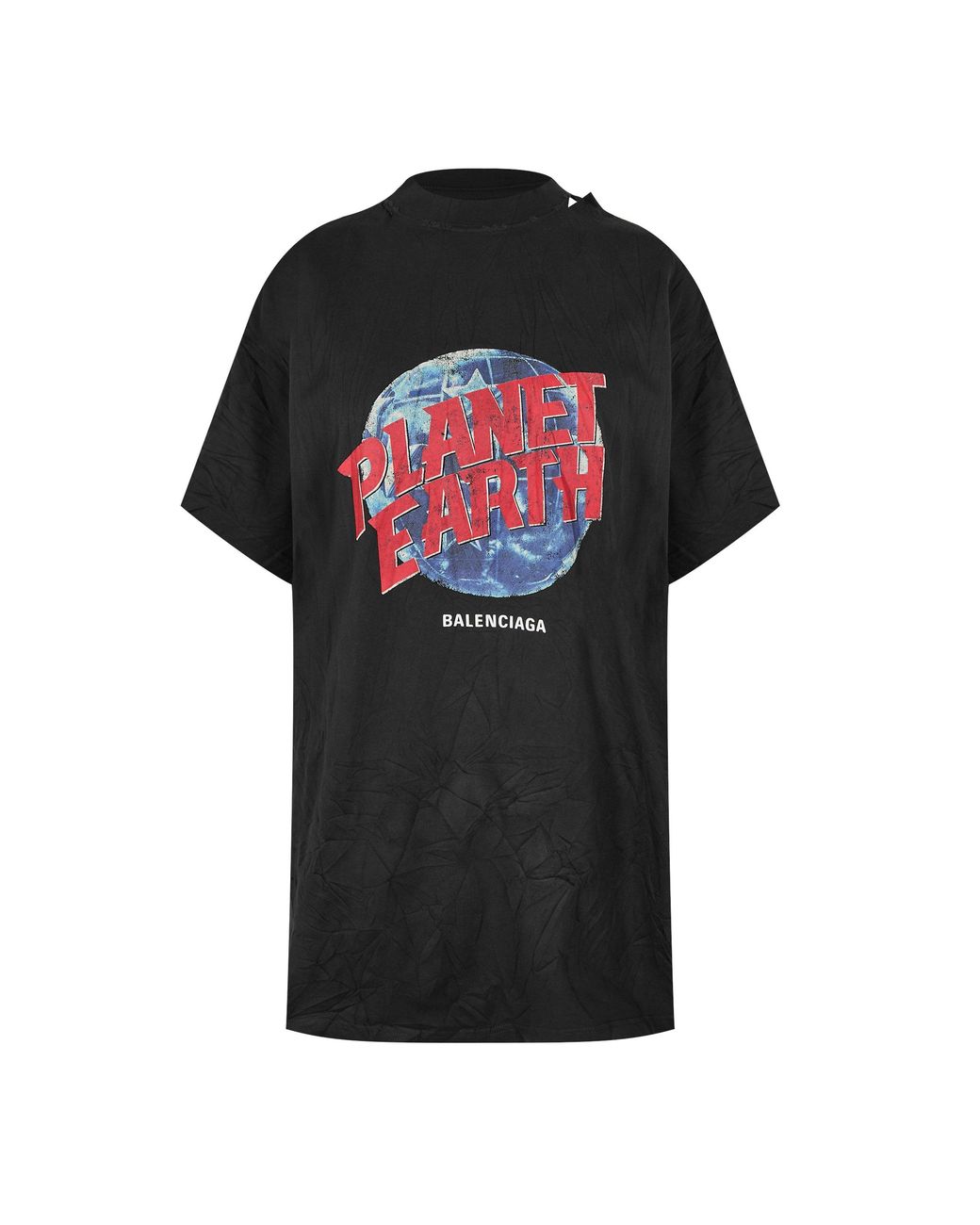 Balenciaga Black Planet Earth T-Shirt