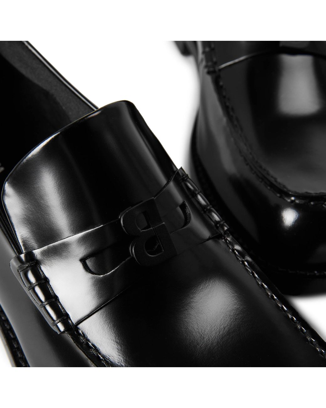 Balenciaga Black Bal Comfy Loafer Sn64 for men
