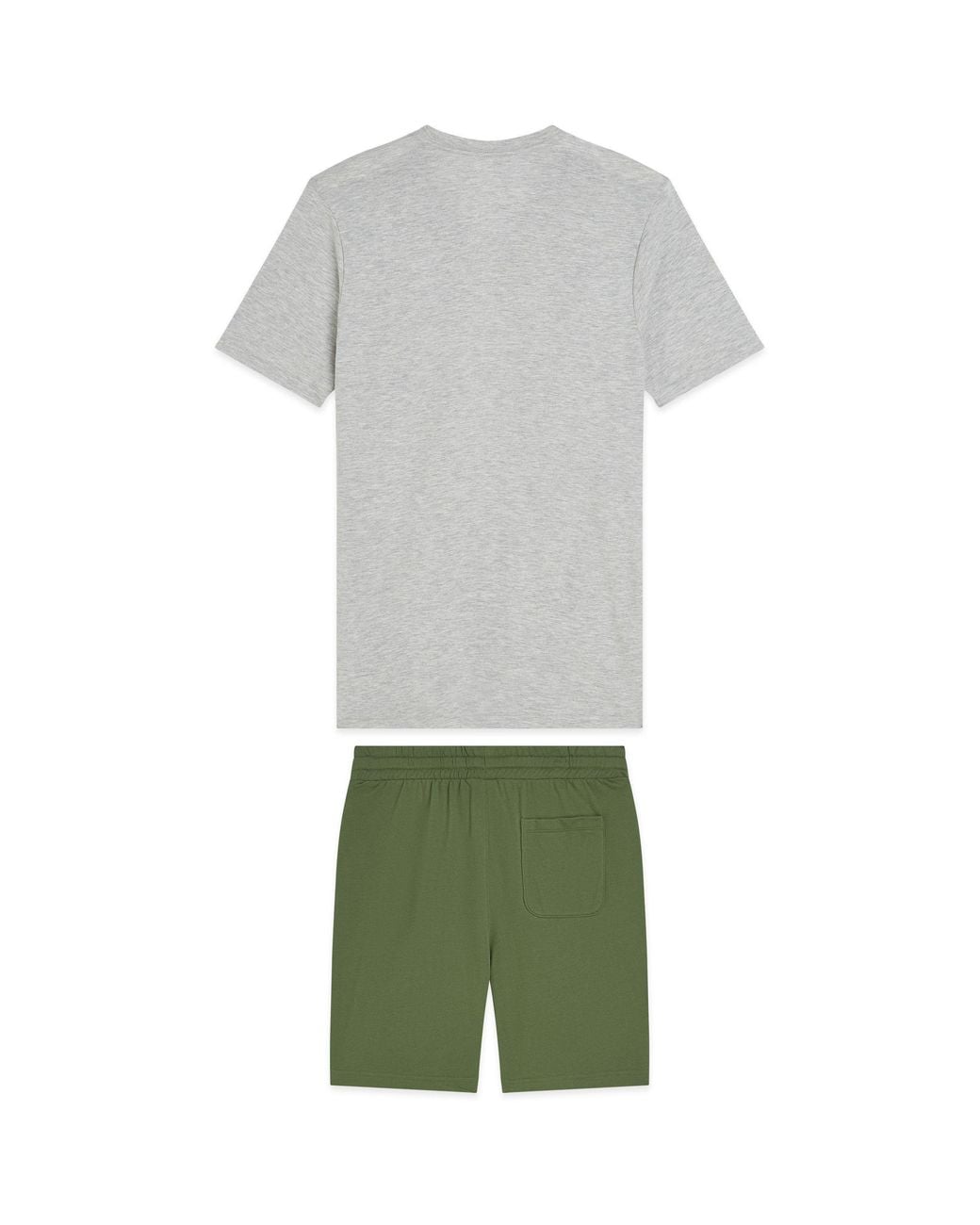 Hurley Gray T-Shirt And Shorts Set for men